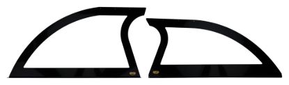 Aluminum Sails Black Pair Open Style