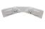 Dash Panel Curved White 30in w x 12in d x 6.5in