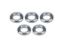 Billet Lug Nut Spacer Washers 1/4 Thick 5pk