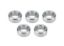 Billet Lug Nut Spacer Wa Washers 1/2 Thick 5pk