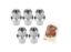 Billet Aluminum 12pt Lug Nuts 1/2 5pk