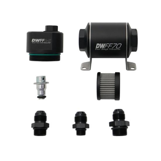70mm Billet Filter Reg 10 Micron 8AN Fittings