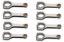 SBC 4340 Forged H-Beam Rods