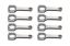 SBC 4340 Forged H-Beam Rods 6.300 w/L19 Bolts