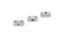 3/16in. Polished Alum. Hose/Tube Separators-3pk