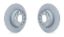 Brake Rotor Set Rear Audi / Volkswagen