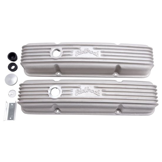Valve Cover Kit Classic Finned SBC 59-86
