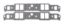 Intake Gasket - SBC w/23 Degree Heads