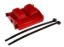 SBC Motor Mount Zink Finish - Red