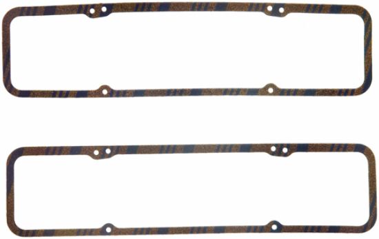 SBC Valve Cover Gaskets 1pr 7/32in Cork Rubber