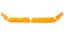 Lower Air Valance MD3 Dirt Nose Flresnt Orange