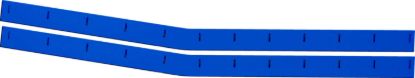 88 MD3 Monte Carlo Wear Strips 1pr Chevron Blue
