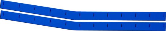 88 MD3 Monte Carlo Wear Strips 1pr Chevron Blue