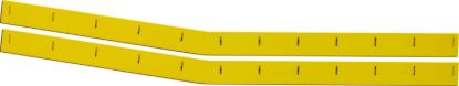 88 MD3 Monte Carlo Wear Strips 1pr Yellow