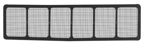 Nose Screen Lower 3/16in Black ABC NextGen