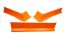 Modified Aero Valance 3pc. Fluorescent Orange