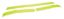 Wear Strip Flou Yellow IMCA Stock Car
