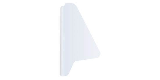 Sail Panel Left Sprint Car White