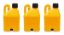 Utility Container Yellow (Case of 3) Stackable