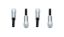 Valve Cove Bolt Kit 4pk Chrome w/Ford Logo
