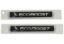 EcoBoost Emblems/Badges- Black and Silver-Pair