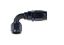 #4 x 90 Power Flow Hose End Black