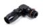 10an ORB Male 90-Deg to #10 Hose - Black