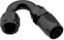 Hose Fitting #4 150 Deg Pro-Flow Black