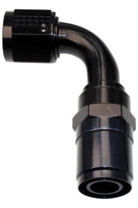 #6 Race-Rite Crimp-On Hose End 90-Degree