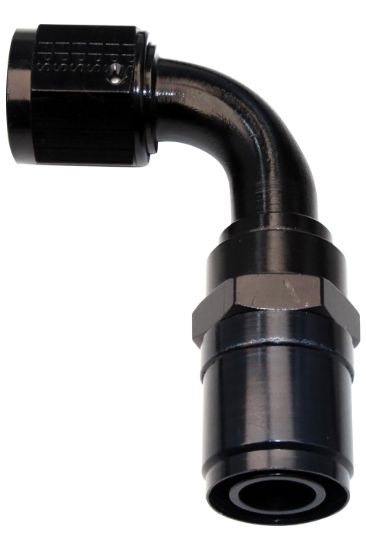 #8 Race-Rite Crimp-On Hose End 90-Degree