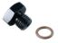 #3 Port Plug 3/8-24 Black