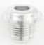 #8 Male Alum Weld Bung w/ 1.0 Dia. Step