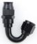 Hose Fitting #10 150 Deg PTFE Black