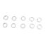 6an Alm. Crush Washers 10pk
