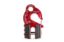 Ultrahook Winch Hook W/Shackle Mount Red
