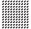 100 Lugnuts 1/2 Acorn Bulge 3/4in Hex Black