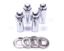 4 Lugnuts Cragar SST 7/16