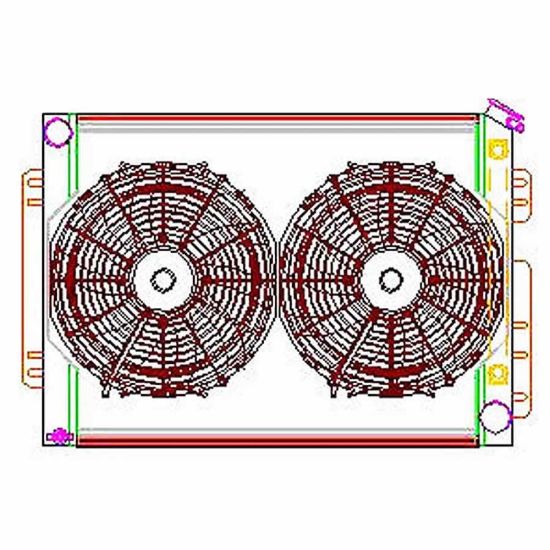 Radiator Combo Unit GM A & F Body