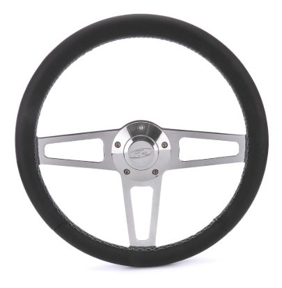 T Series Pol. Wheel Ford Logo/Install Kit