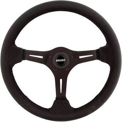 Gripper Steering Wheel 13.75in Dia. 3.5in Dish
