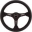 Gripper Steering Wheel 13.75in Dia. 3.5in Dish