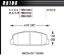 Street Brake Pads Rear Mazda RX-7 HPS
