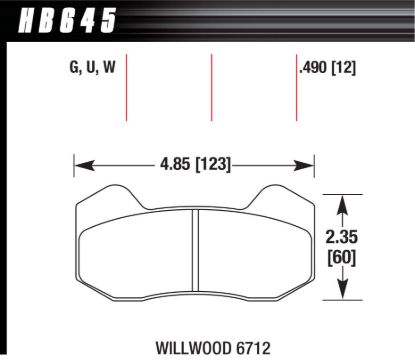 BRAKE PAD DYNAPRO 6 FRONT AND REAR DTC-30