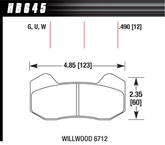 BRAKE PAD DYNAPRO 6 FRONT AND REAR DTC-30