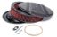 14 x 3 Air Cleaner Finned Bowtie Black