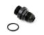Fuel Inlet Fitting Short 8an to 8 ORB Black