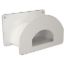 Air Hose Rack With Cubby White