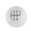 Classic 6-Speed Shift Knob White (3/8-16)