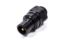 Q/R #8 Male O-Ring Boss Plug Valved Black