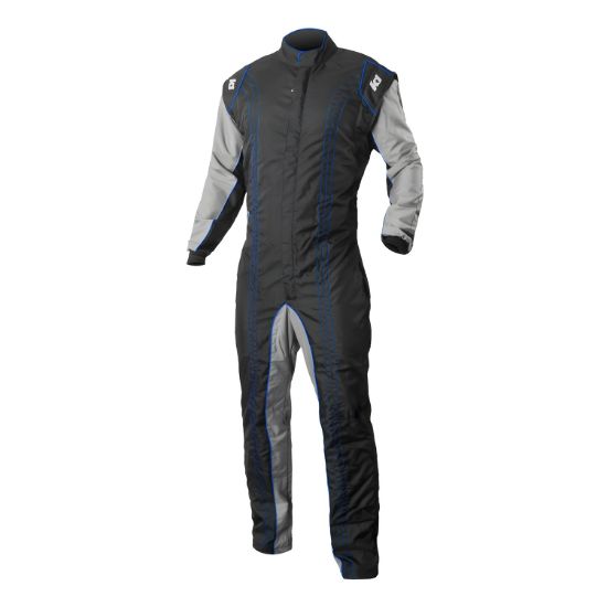 Suit Karting GK2 Adult Medium/Large Black/Blue